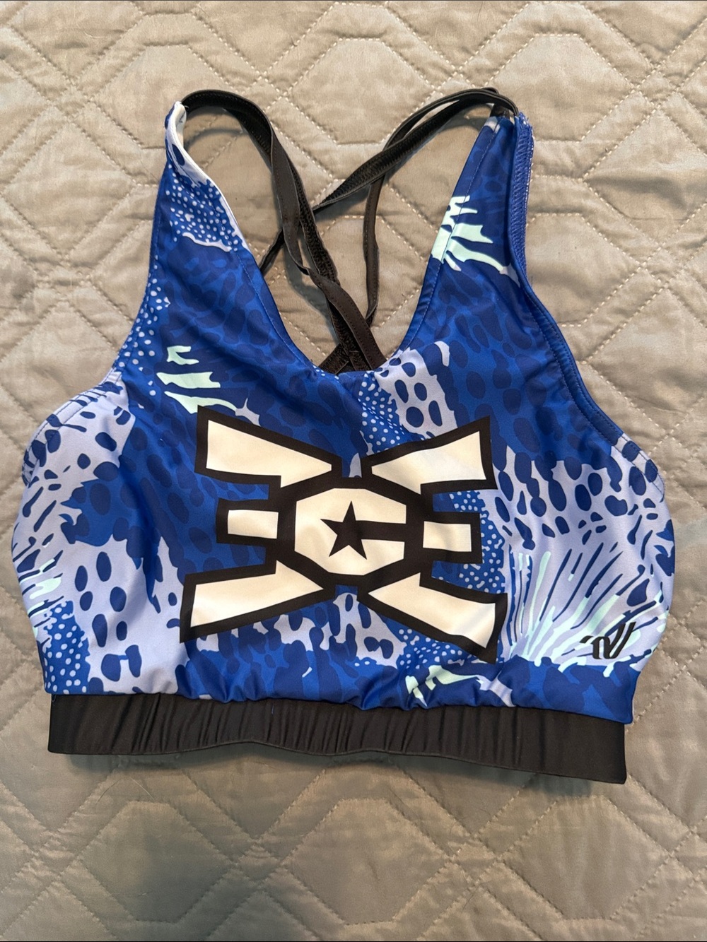 ECE Blue Graphic Sports Top / Practice Wear